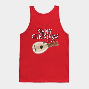 Christmas Lute Lutenist Musician Xmas 2022 Tank Top